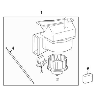 Toyota OE - Air Conditioner & Heater - Blower Motor & Fan