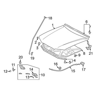 Toyota OE - Hood & Components