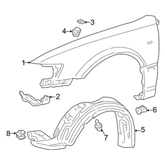 Toyota OE - Fender & Components
