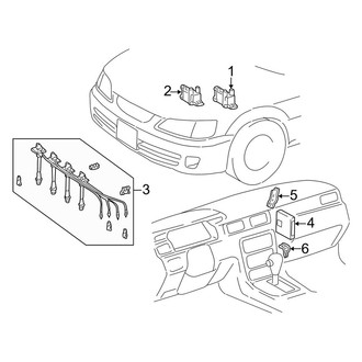 Toyota OE - Electrical - Ignition System (CE / LE / XLE 2.2L)