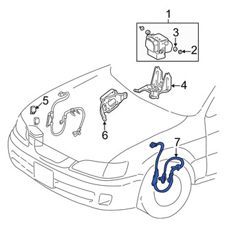 Toyota OE - Rear Left ABS Wheel Speed Sensor