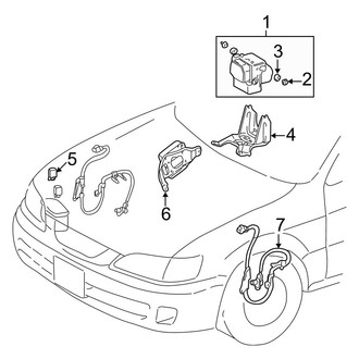 Toyota OE - Electrical - ABS Components (4-Wheel ABS)
