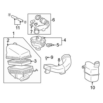 Toyota OE - Engine / Transaxle - Air Intake (2.2L)