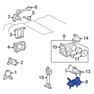 Toyota OE - Left Automatic Transmission Mount