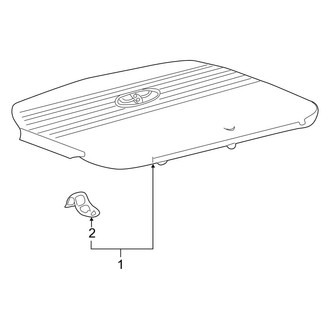 Toyota OE - Engine / Transaxle - Engine Appearance Cover (LE / XLE 3.0L)