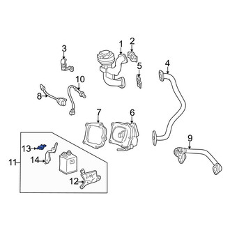 Toyota OE - Exhaust Gas Recirculation (EGR) Vacuum Delay Valve