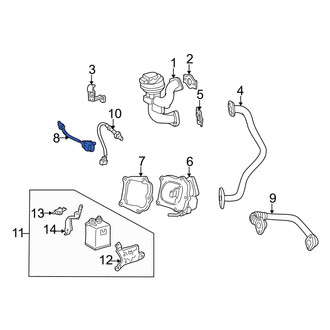 Toyota OE - Exhaust Gas Recirculation (EGR) Valve Temperature Sensor