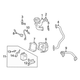 Toyota OE - Emission System - Emission Components (USA Only), (3.0L)