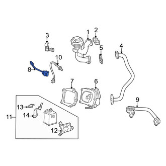Toyota OE - Exhaust Gas Recirculation (EGR) Valve Temperature Sensor