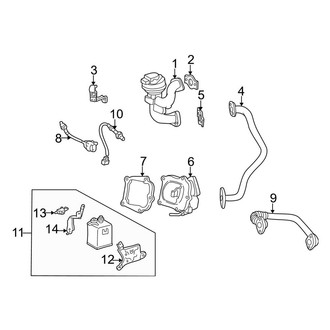 Toyota OE - Emission System - Emission Components (Canada Only), (3.0L)