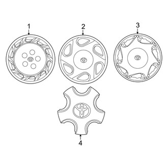 Toyota OE - Wheels - Covers & Trim