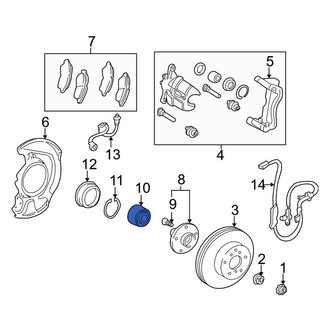 Toyota OE - Front Wheel Bearing