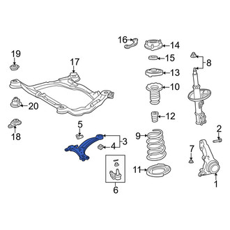 Toyota OE - Front Left Suspension Control Arm