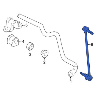 Toyota OE - Front Left Suspension Stabilizer Bar Link