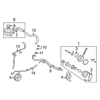 Toyota OE - Steering Gear & Linkage - Pump & Hoses (2.2L)