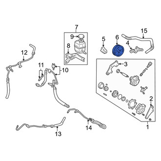 Toyota OE - Power Steering Pump Pulley