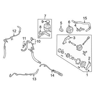 Toyota OE - Steering Gear & Linkage - Pump & Hoses (3.0L)