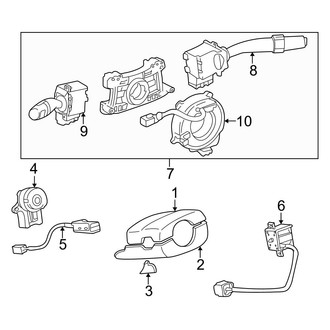 Toyota OE - Steering Column - Shroud, Switches & Levers