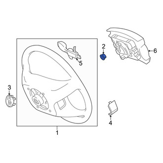 Toyota OE - Steering Wheel Nut