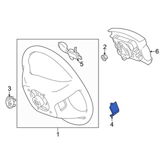 Toyota OE - Left Steering Wheel Plug