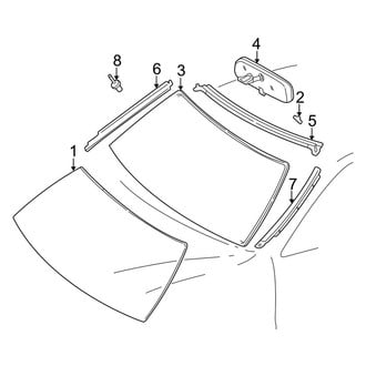 Toyota OE - Windshield - Glass