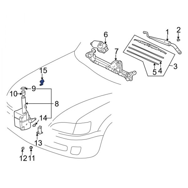 Windshield Washer Nozzle