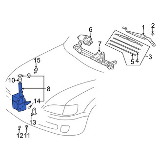 Toyota OE - Washer Fluid Reservoir