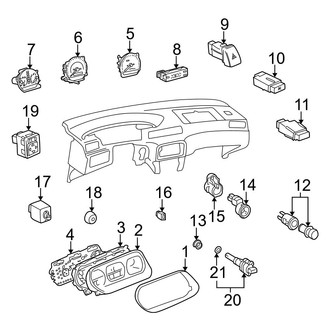 Toyota OE - Instrument Panel - Cluster & Switches