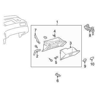 Toyota OE - Instrument Panel - Glove Box (USA Built)