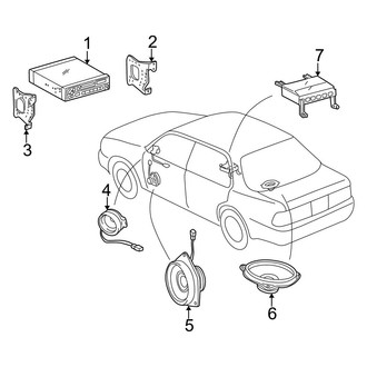 Toyota OE - Instrument Panel - Sound System