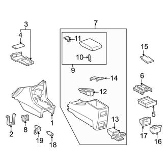 Toyota OE - Center Console (USA Built)