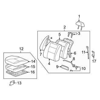 Toyota OE - Seats & Tracks - Front Seat Components