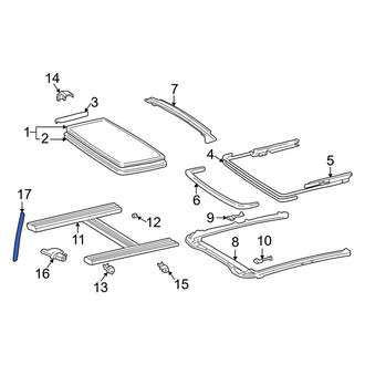 Toyota OE - Sunroof Drain Hose