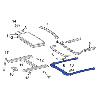 Toyota OE - Sunroof Frame