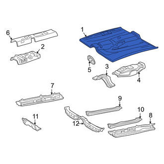 Toyota OE - Front Upper Floor Pan