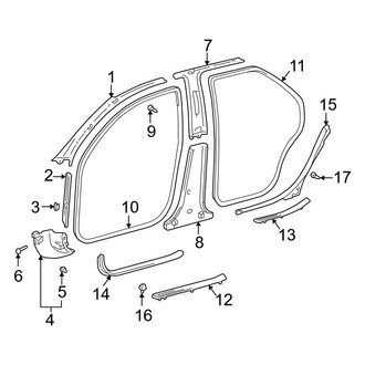 Toyota OE - Pillars, Rocker & Floor - Interior Trim