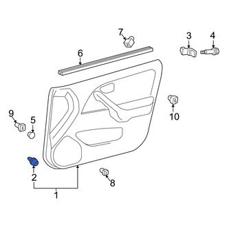 Toyota OE - Door Interior Trim Panel Retainer