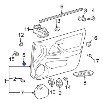 Toyota OE - Door Interior Trim Panel Cap