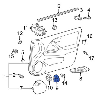 Toyota OE - Right Door Window Switch