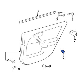 Toyota OE - Door Interior Trim Panel Cap