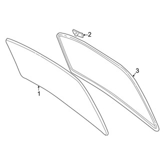 Toyota OE - Back Glass - Glass
