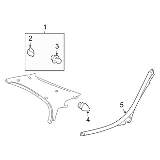 Toyota OE - Quarter Panel - Interior Trim