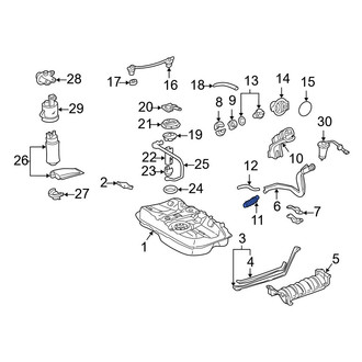 Toyota OE - Fuel Filler Hose
