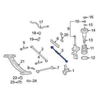 Toyota OE - Rear Forward Lateral Arm