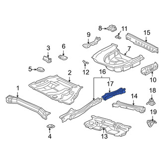 Toyota OE - Front Left Frame Side Member