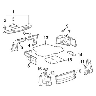 Toyota OE - Rear Body & Floor - Interior Trim
