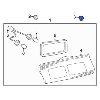 Toyota OE - Tail Light Nut