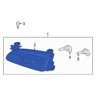 Toyota OE - Front Left Headlight