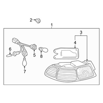 Toyota OE - Rear Lamps - Combination Lamps