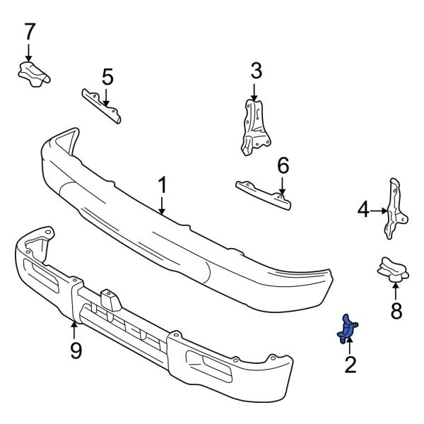 Bumper Face Bar Bracket